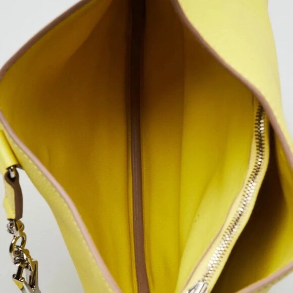 Hermes Lime Evercolor Leather Palladium Plated Trim Duo 24 Bag - Picture 9 of 12